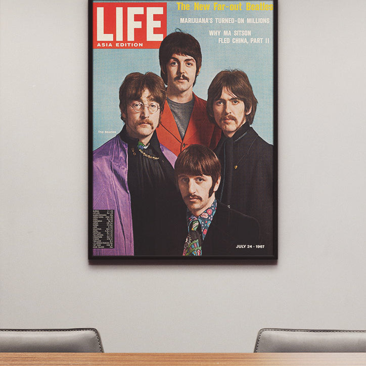 The Beatles Vintage Magazine Cover