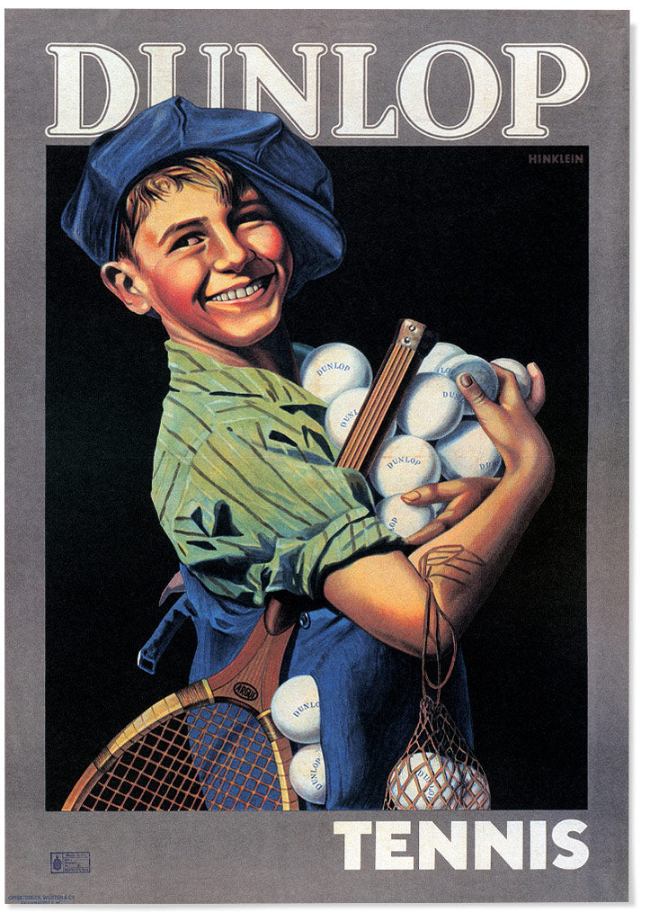 Vintage Tennis Sport Poster
