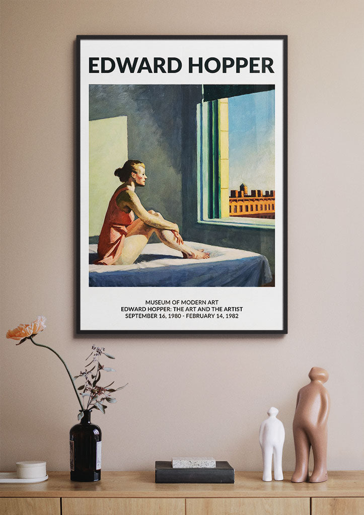 Edward Hopper - Morning Sun Exhibition Poster