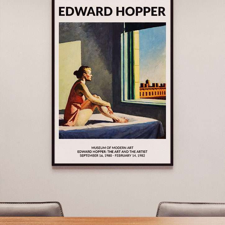 Edward Hopper - Morning Sun Exhibition Poster