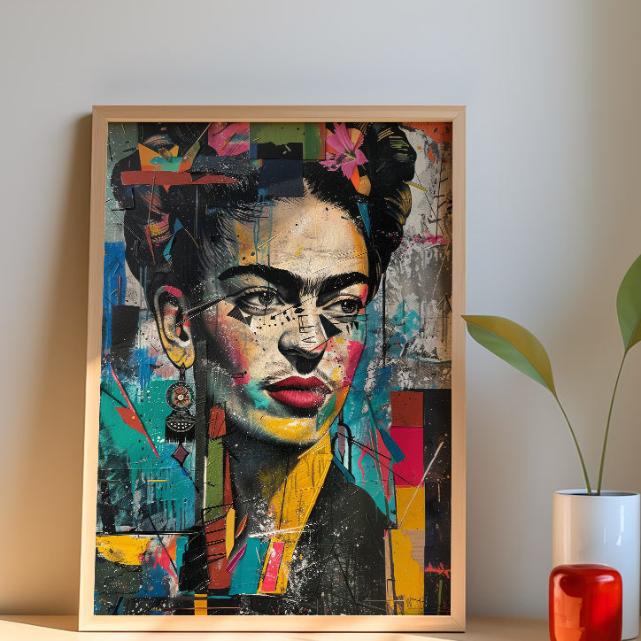 Frida Kahlo Modern Art Portrait