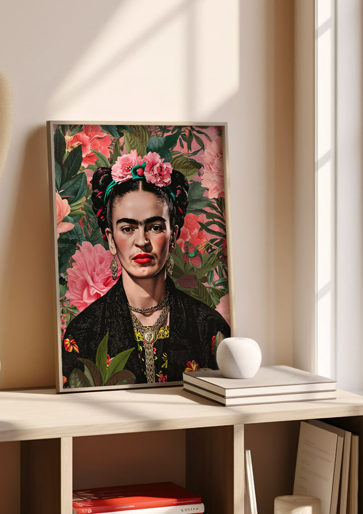 Portrait of Frida Kahlo Art Print