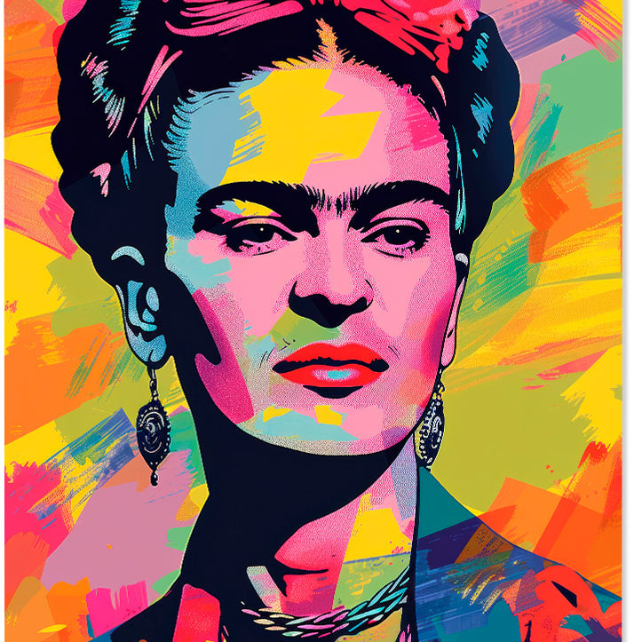 Frida Kahlo Pop Art PortraitFrida Kahlo Pop Art Portrait
