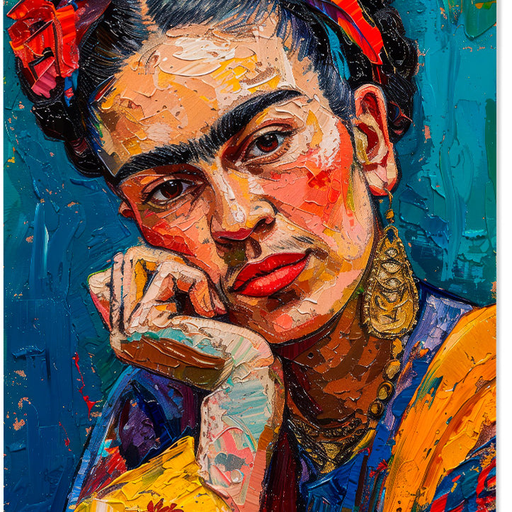 Frida Kahlo Impressionist Portrait
