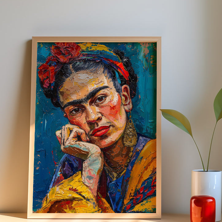 Frida Kahlo Impressionist Portrait