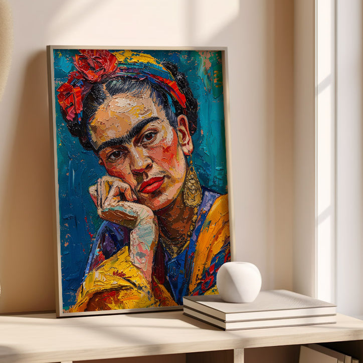 Frida Kahlo Impressionist Portrait