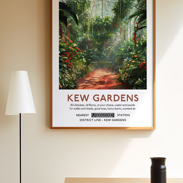 Kew Gardens Botanical Garden Poster