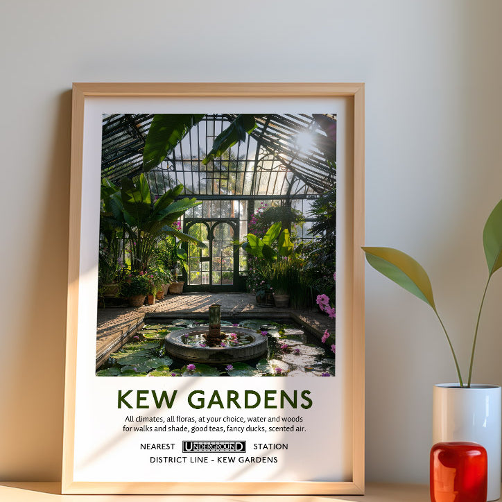 Kew Gardens Palm House Poster