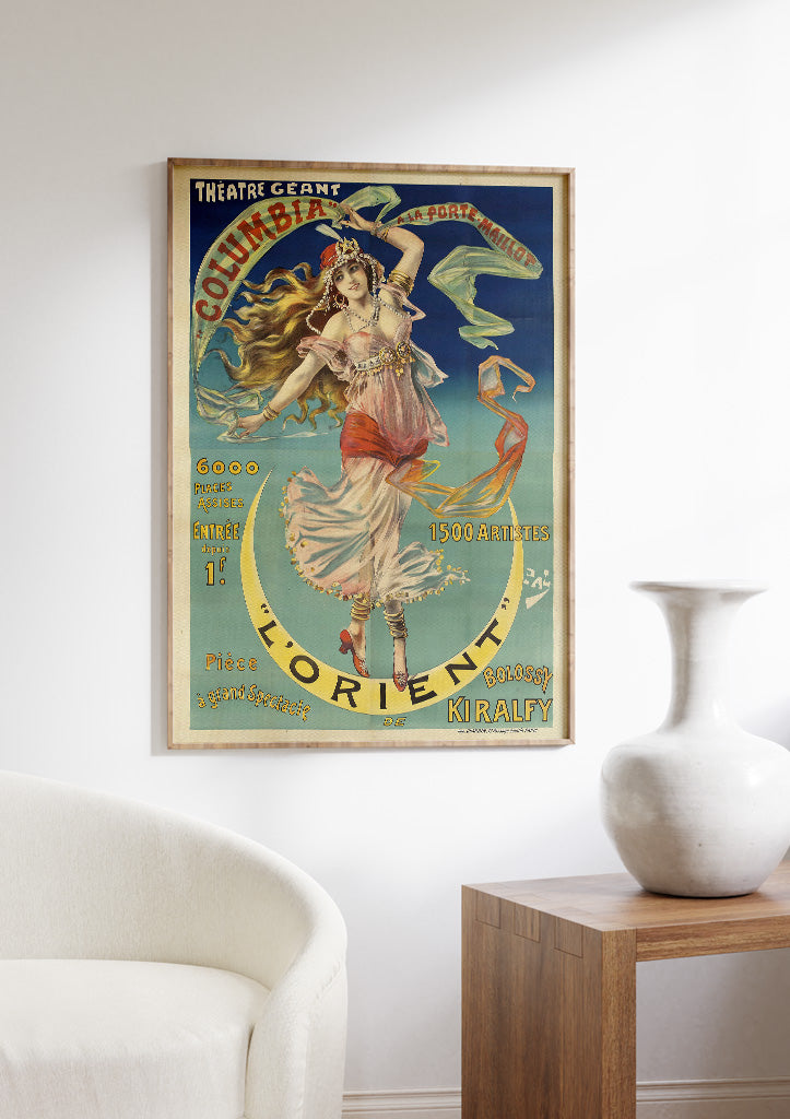 Theatre Geant Columbia L'Orient Poster by Jean de Paleologu