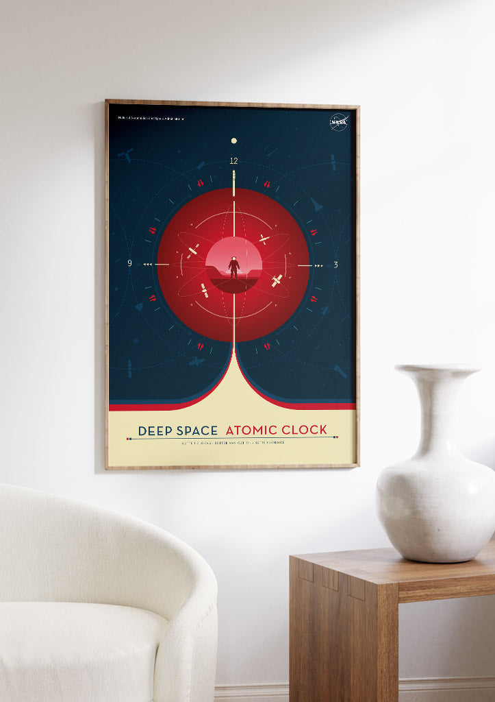 NASA Deep Space Atomic Clock Poster