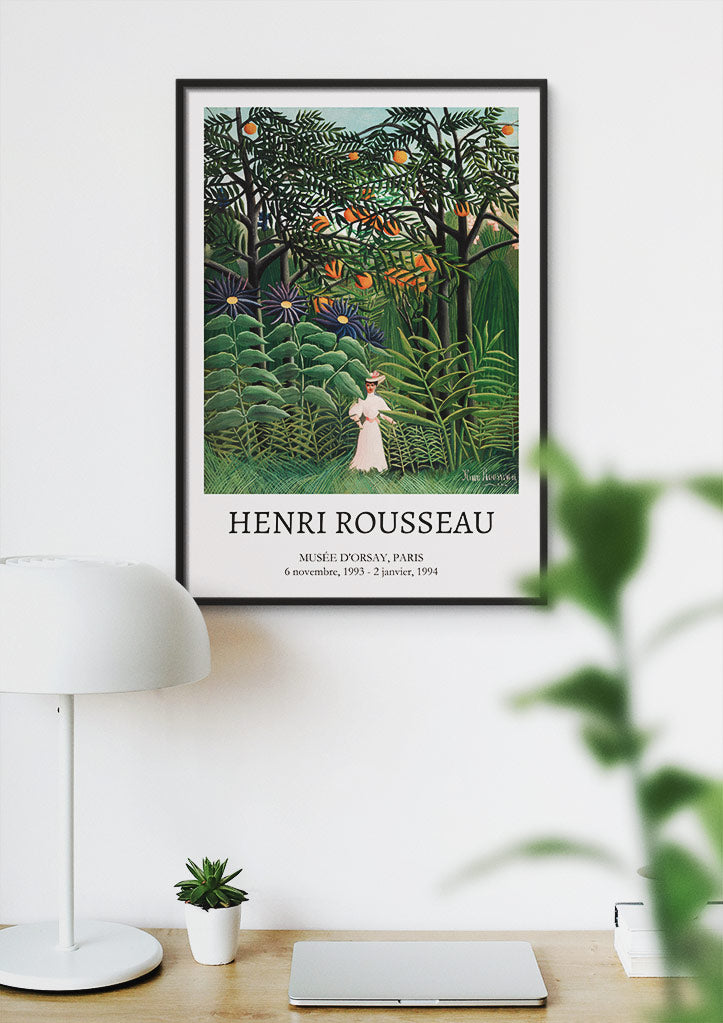 Henri Rousseau - Woman Walking in an Exotic Forest