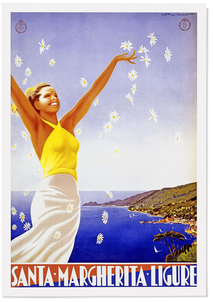 Santa Margherita Travel Poster