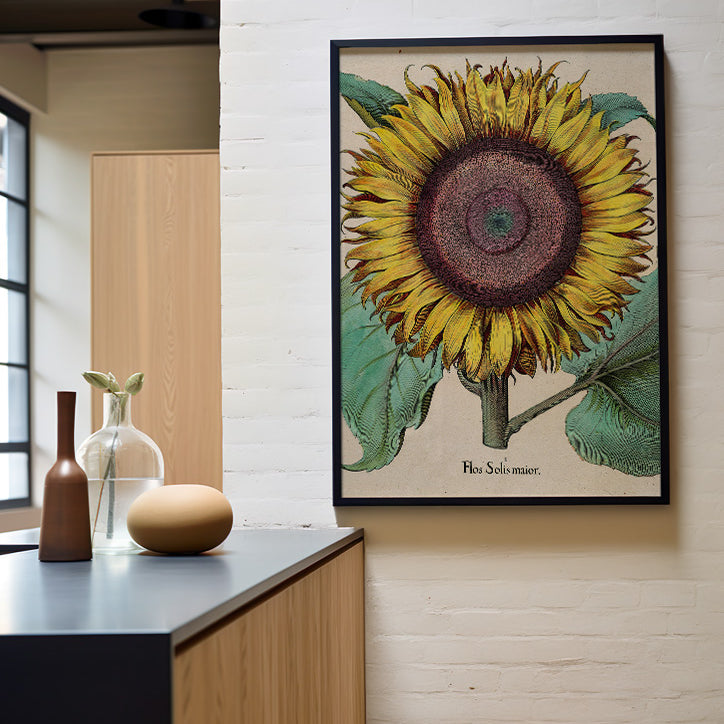 Sunflower Kitchen Poster
