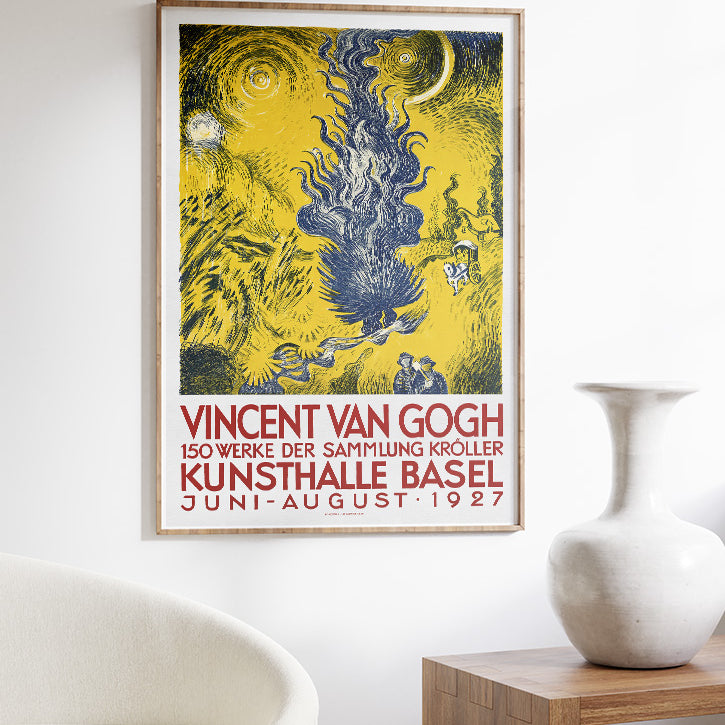 Vincent van Gogh art print, exhibition poster