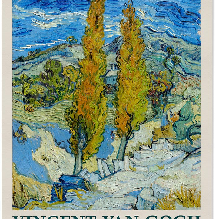 Vincent van Gogh - Two Poplars near Saint-Rémy