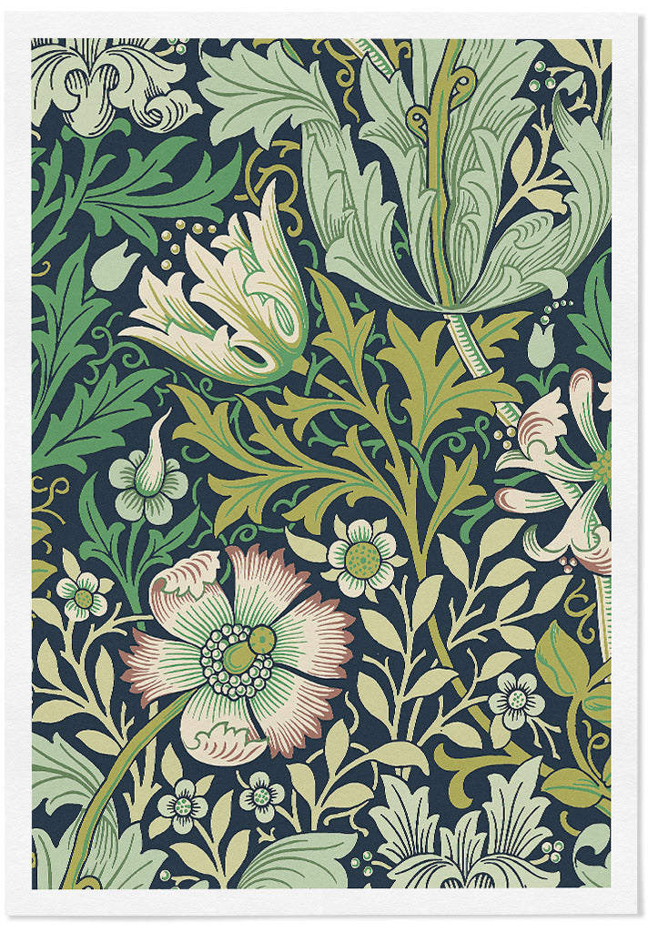 William Morris Poster Art Nouveau Floral Art Prints Posterist