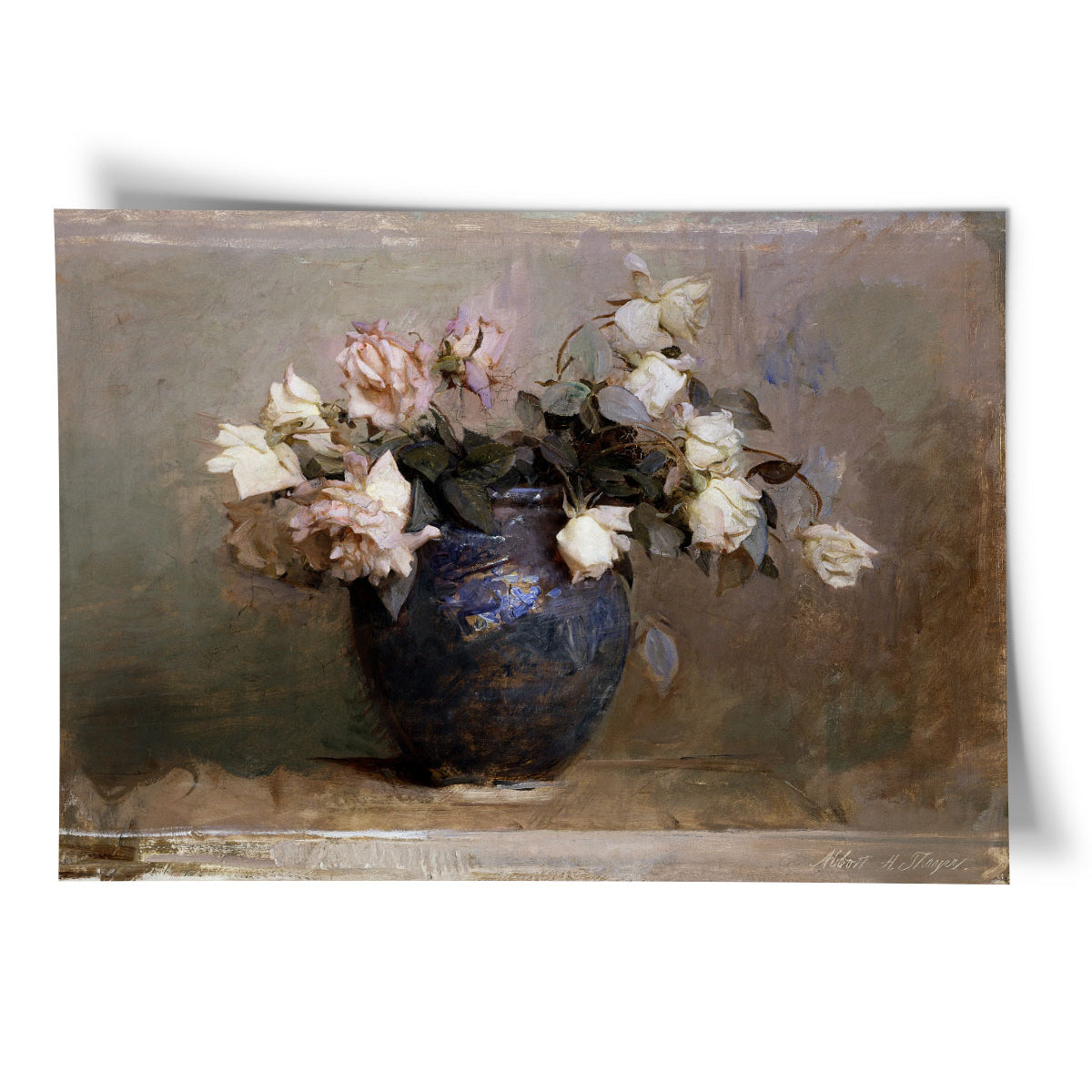 Abbott Handerson Thayer Art Print - Roses