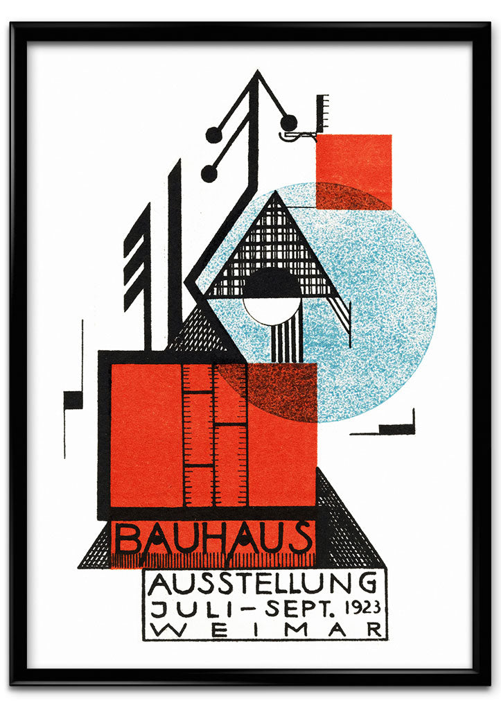 Bauhaus Exhibition Poster by Rudolf Baschant – Posterist