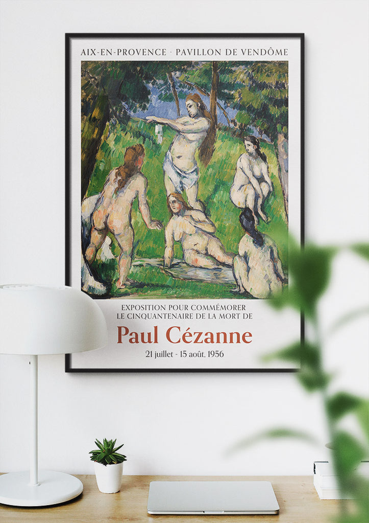 Cezanne Five Bathers Wall Art