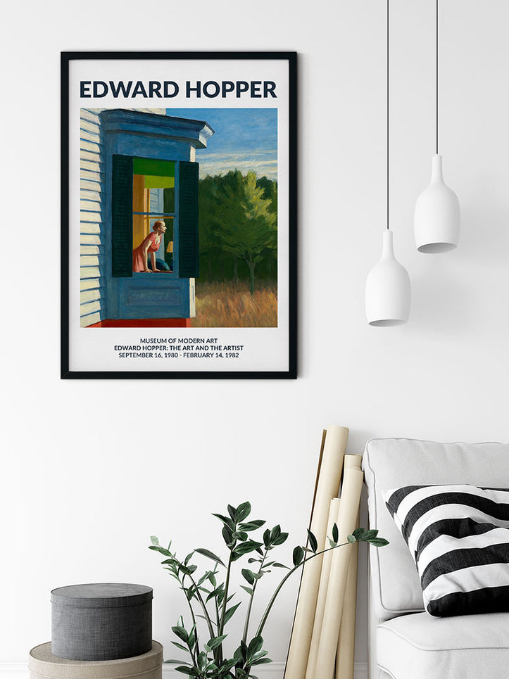 Edward Hopper Print - Cape Cod Morning Exhibition Poster
