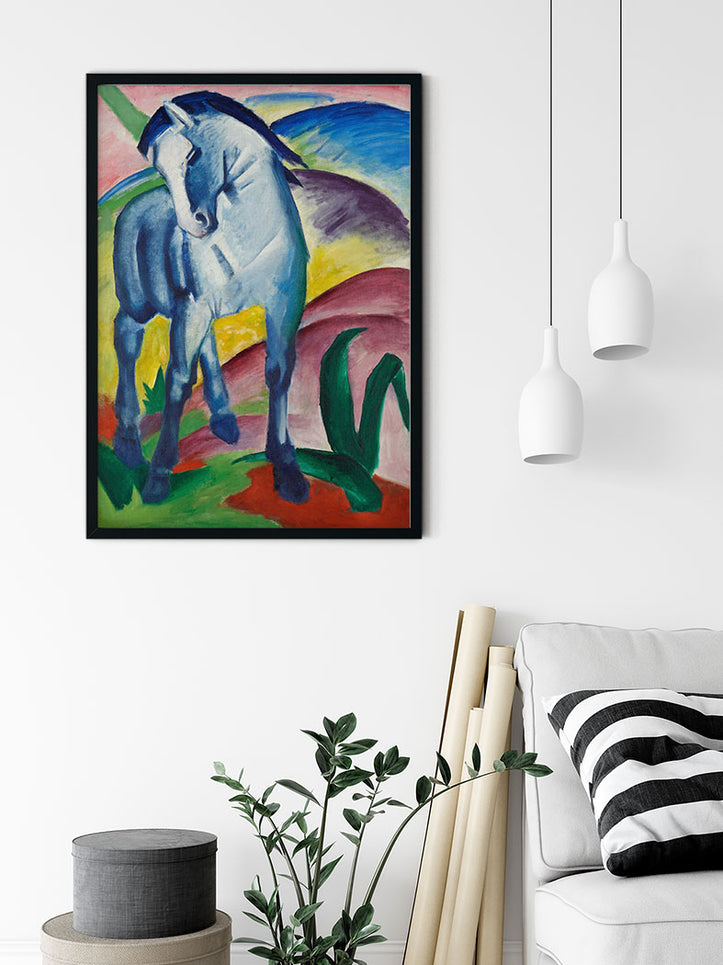 Blue Horse by Franz Marc Exhibition Art Print