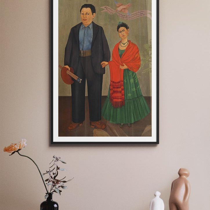 Frida Kahlo and Diego Rivera Art Print