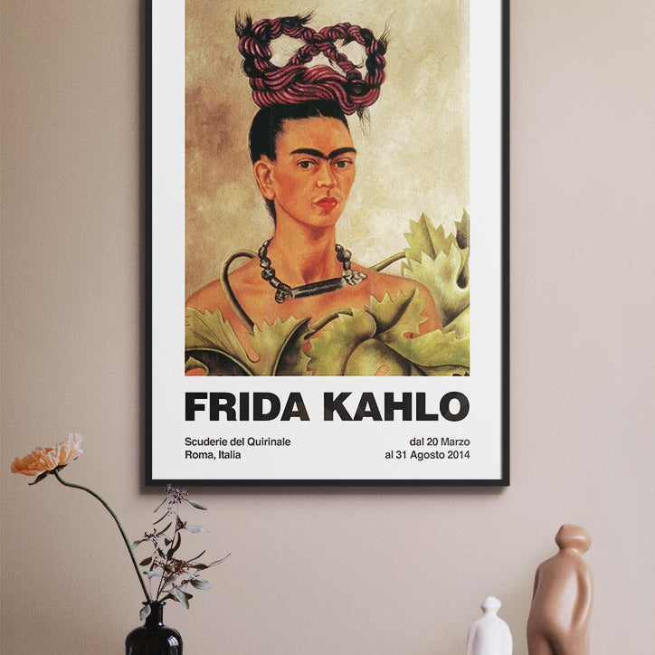 Self Portrait with Braid by Frida Kahlo