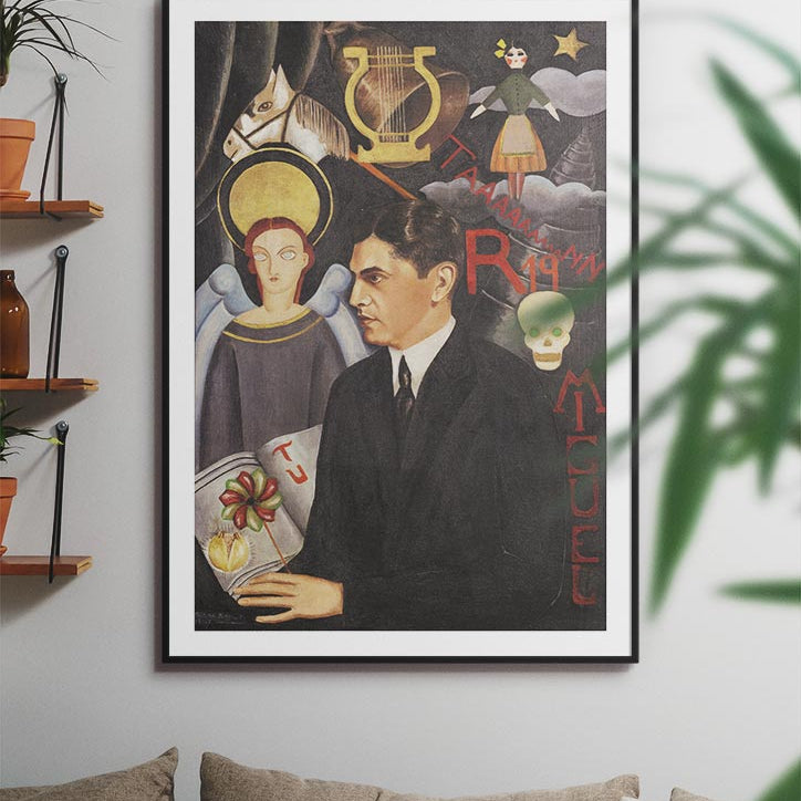 Frida Kahlo Print - Portrait of Miguel N. Lira