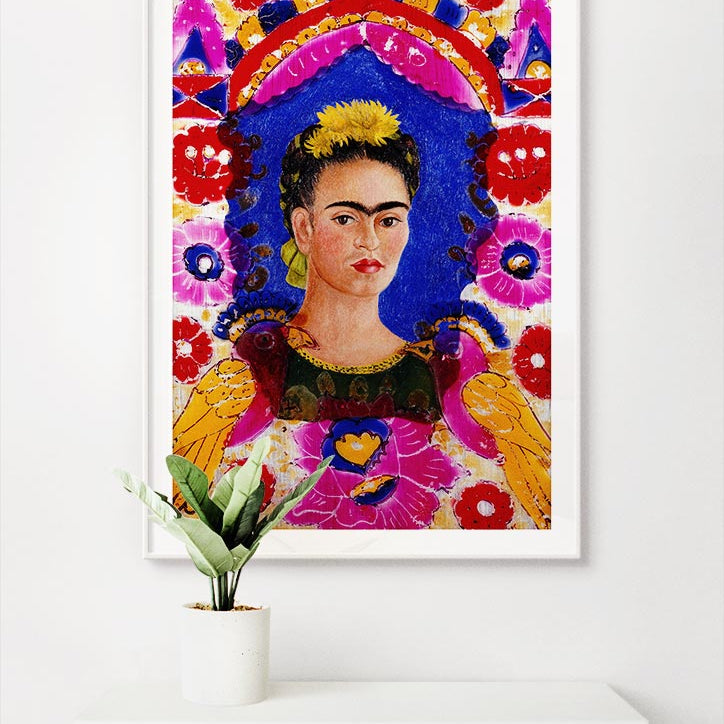 Frida Kahlo 'The Frame' Art Poster