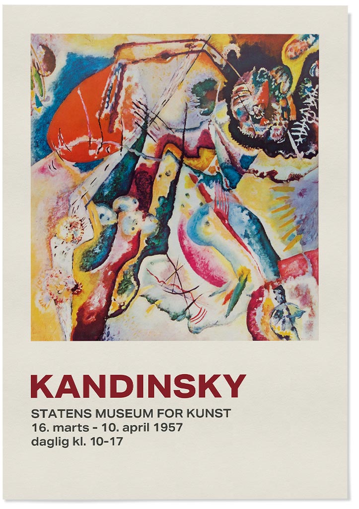 Mid-Century Modern Art Exhibition Posters | Wassily Kandinsky