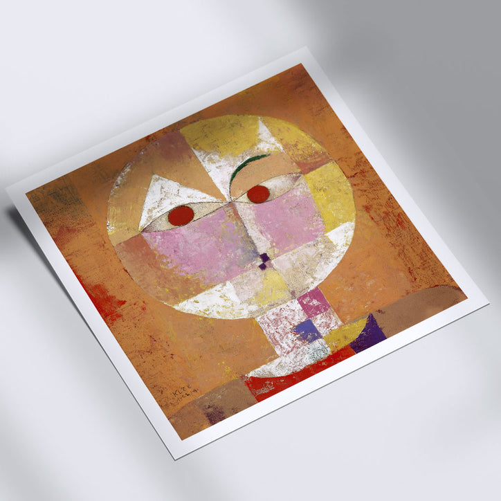 Paul Klee's Senecio - Square Art Print