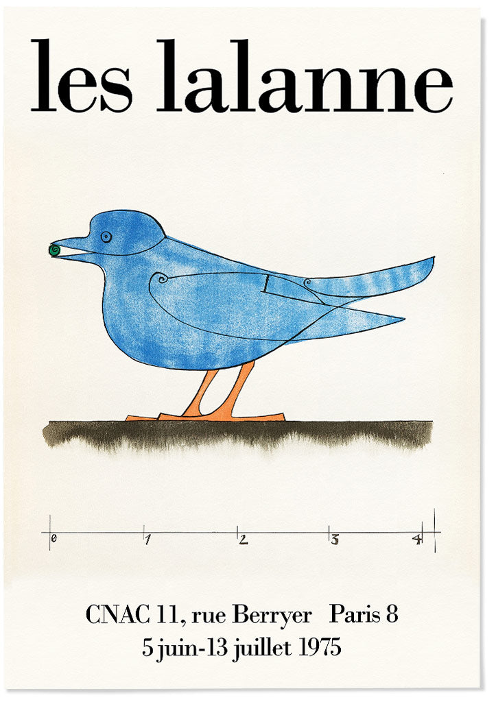 Les Lalanne Blue Bird Poster