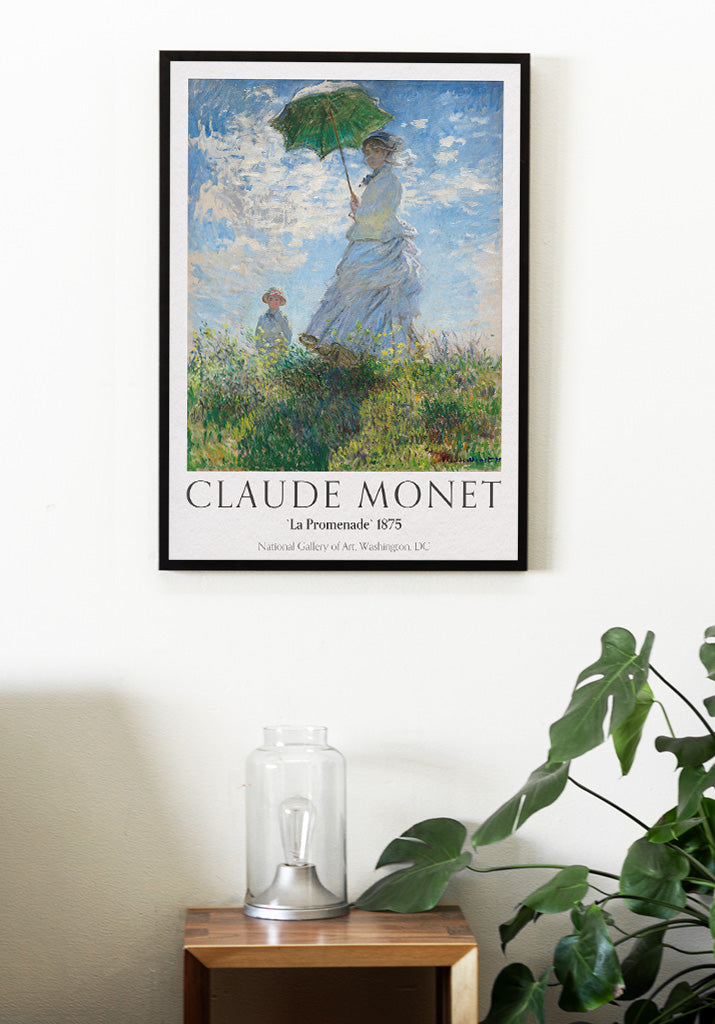Claude Monet Art Print - Woman with a Parasol