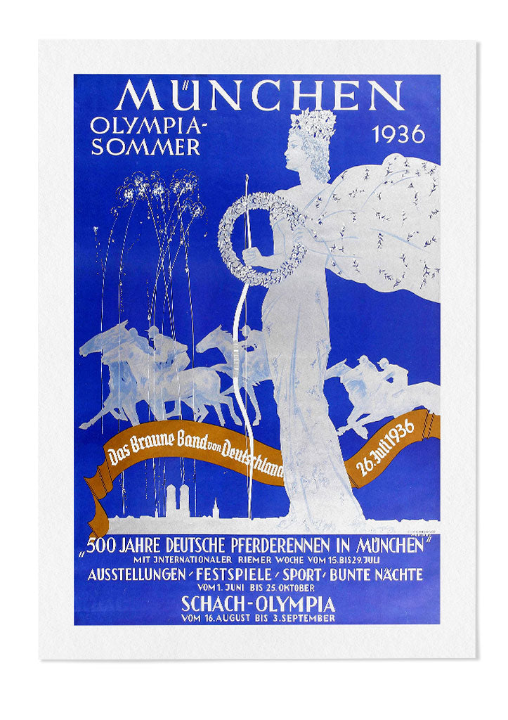 Munchen 1936 Olympic Poster
