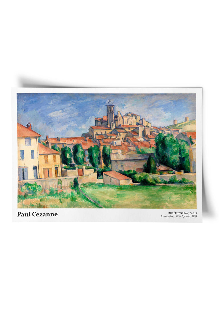 Paul Cezanne Exhibition Poster - Gardanne