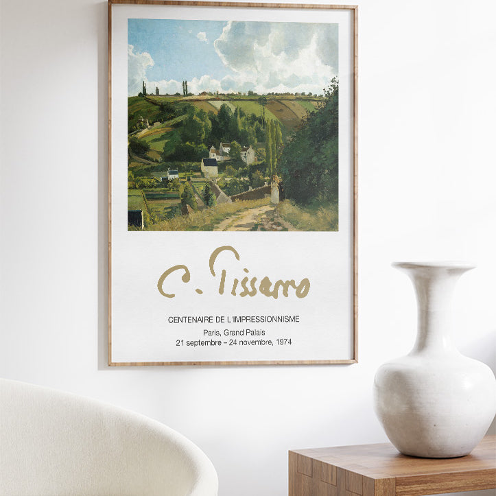 Camille Pissarro Art Poster - Jalais Hill, Pontoise