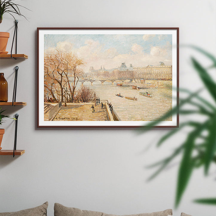 Camille Pissarro - The Louvre from the Pont Neuf