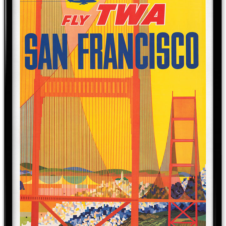 San Francisco California Travel Poster