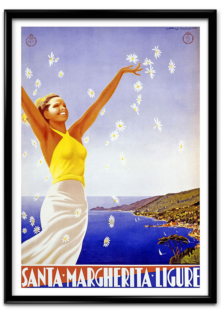 Santa Margherita Travel Poster