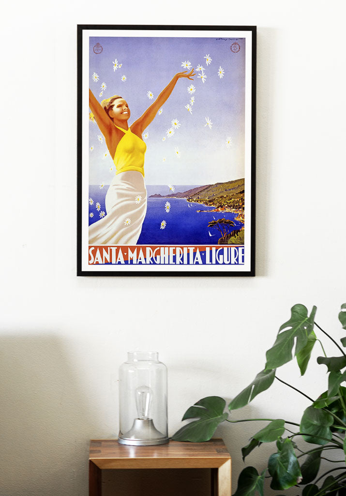 Santa Margherita Travel Poster