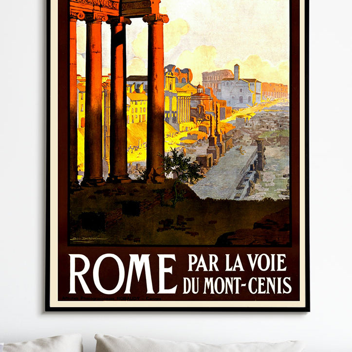 Rome Vintage Travel Poster