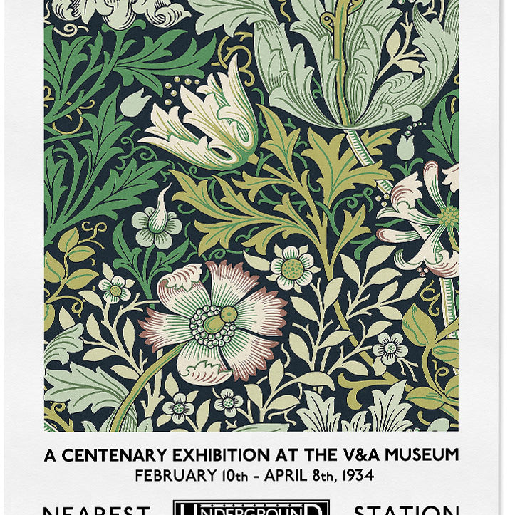 William Morris Compton Poster