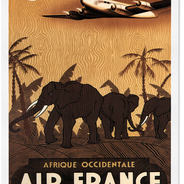 Vintage Travel Poster Africa