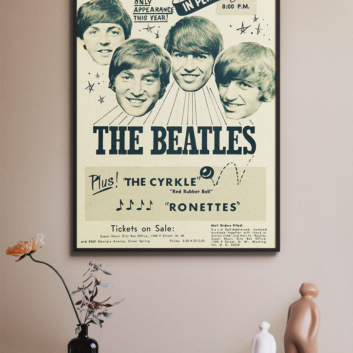 The Beatles USA Tour Poster