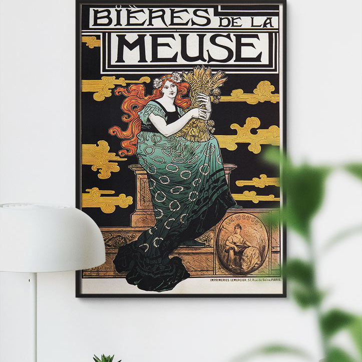 Vintage Beer Advertisement - Bieres de la Meuse