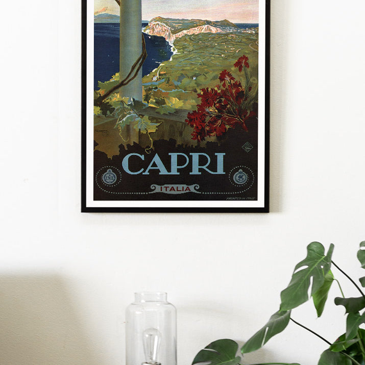 Capri Travel Poster