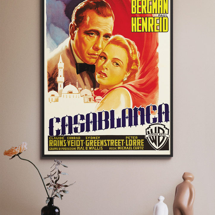 Casablanca Classic Movie Poster