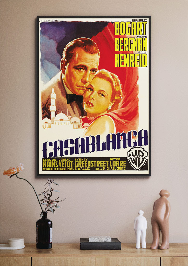Casablanca Classic Movie Poster