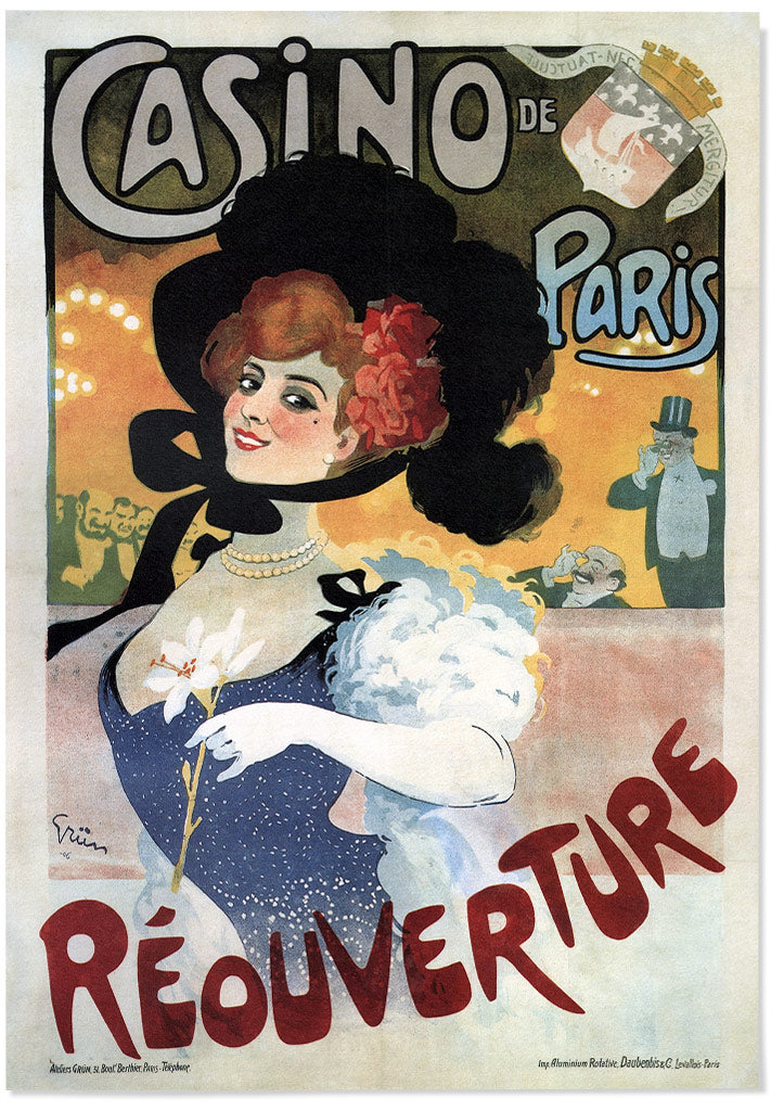 Casino de Paris Vintage Poster