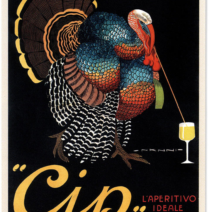 Italian Aperitivo Drink Advertisement Poster